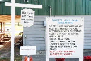 Fayette Golf Course. Golf Courses in Fayette